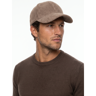 Casquette en velours Maé - taupe