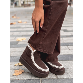 Boots Lénora - Chocolat