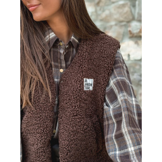 Chemise à carreaux Marilena - Chocolat