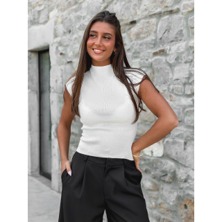 Blouse sans manches Anouk - Crème