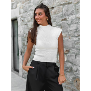 Blouse sans manches Anouk - Crème