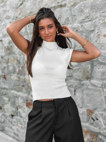 Blouse sans manches Anouk - Crème Blouse sans manches Anouk - Crème