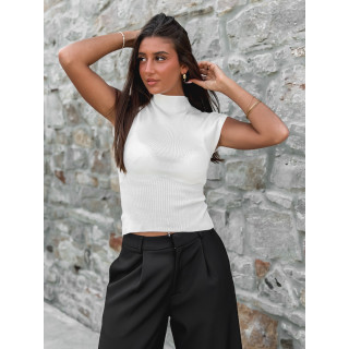Blouse sans manches Anouk - Crème