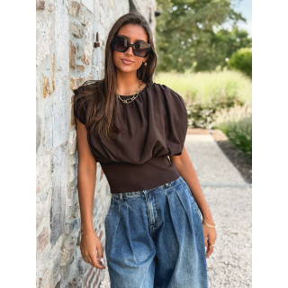 Blouse Dalina - Chocolat
