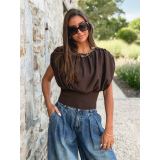 Blouse Dalina - Chocolat