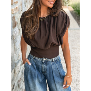 Blouse Dalina - Chocolat