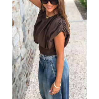 Blouse Dalina - Chocolat