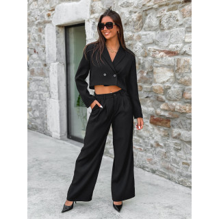 Blazer à strass Alana - Noir
