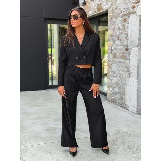 Blazer à strass Alana - Noir