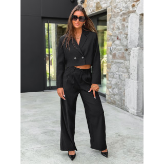 Pantalon à strass Alana - Noir