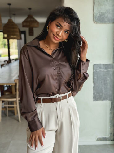 Chemise Fiorenza - Chocolat