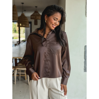 Chemise Fiorenza - Chocolat