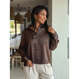 Chemise Fiorenza - Chocolat