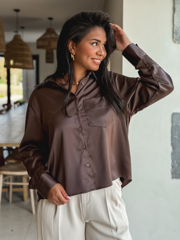 Chemise Fiorenza - Chocolat Chemise Fiorenza - Chocolat