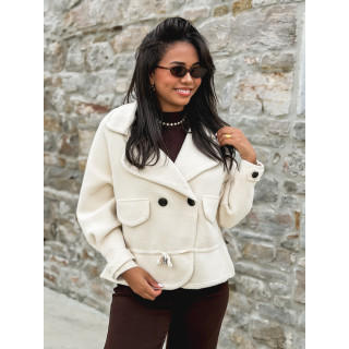 Veste courte Sélénée - Beige