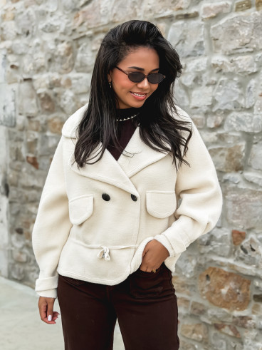 Veste courte Sélénée - Beige Veste courte Sélénée - Beige