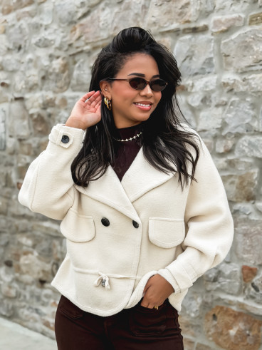 Veste courte Sélénée - Beige Veste courte Sélénée - Beige