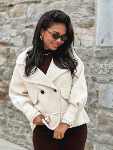 Veste courte Sélénée - Beige