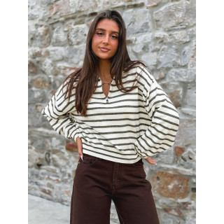 Pull Suzanne - Crème/Chocolat