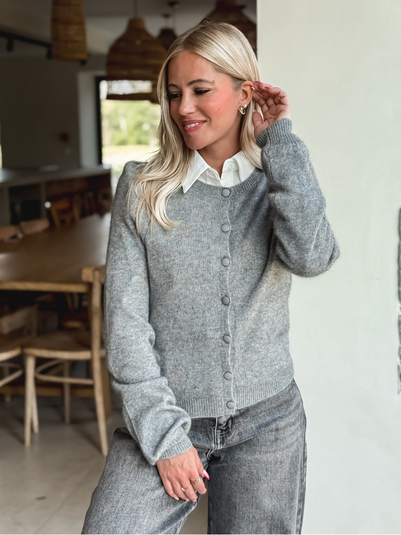 Gilet Ophélina - Gris