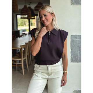 Blouse Déva - Chocolat