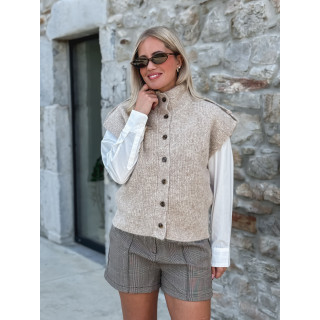 Gilet Licia - Beige foncé