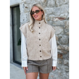 Gilet Licia - Beige foncé