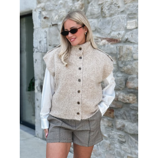 Gilet Licia - Beige foncé