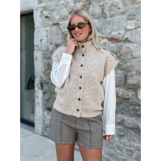 Gilet Licia - Beige foncé