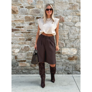 Pull sans manches livia - Beige