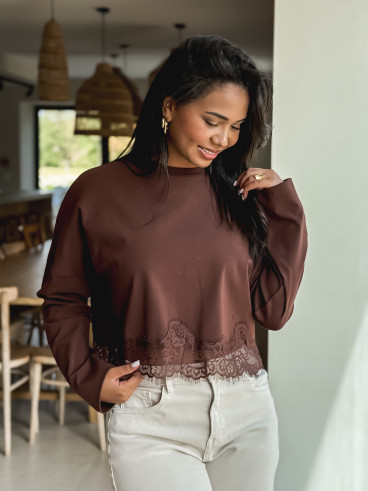 Blouse Rhéa - Chocolat