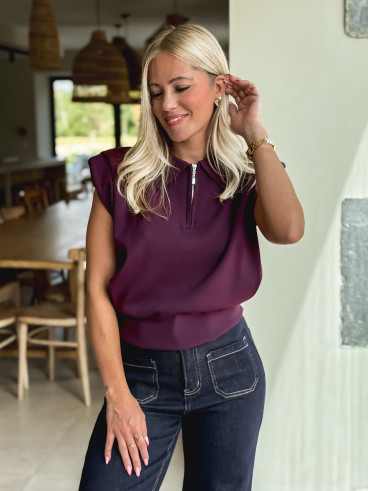 Blouse Déva - Bordeaux