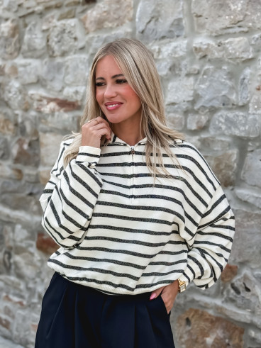 Pull Suzanne - Crème/Marine Pull Suzanne - Crème/Marine