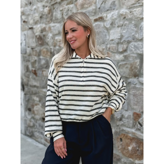 Pull Suzanne - Crème/Marine