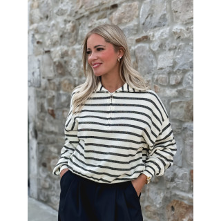Pull Suzanne - Crème/Marine