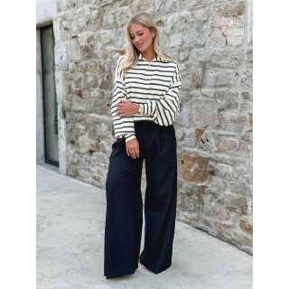 Pull Suzanne - Crème/Marine