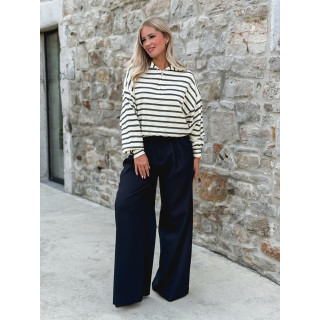 Pull Suzanne - Crème/Marine