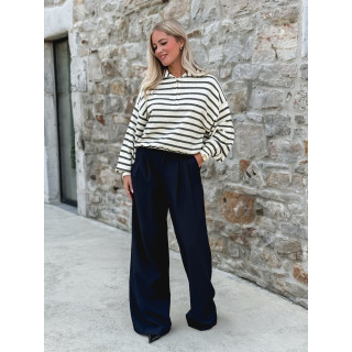 Pull Suzanne - Crème/Marine