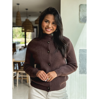 Gilet Lorine - Chocolat