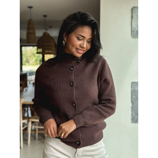 Gilet Lorine - Chocolat