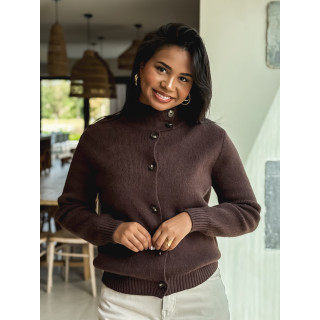 Gilet Lorine - Chocolat