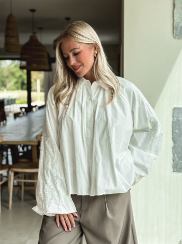 Chemise Vittoria - Blanc Chemise Vittoria - Blanc