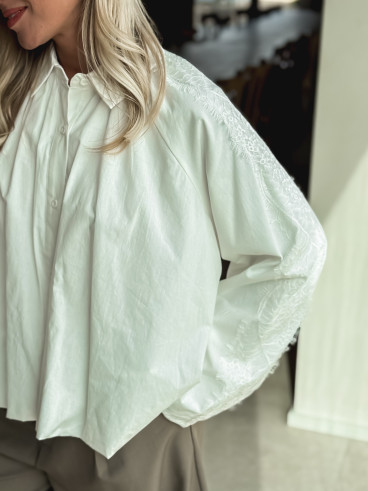 Chemise Vittoria - Blanc Chemise Vittoria - Blanc