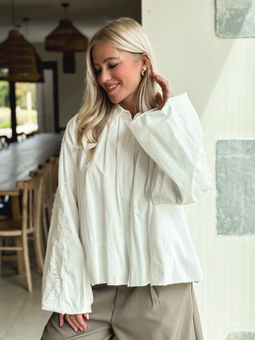 Chemise Vittoria - Blanc Chemise Vittoria - Blanc