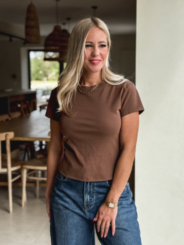 T-shirt Engel - Marron T-shirt Engel - Marron