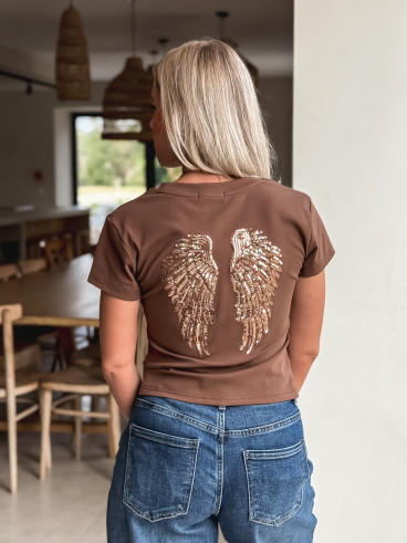 T-shirt Engel - Marron T-shirt Engel - Marron