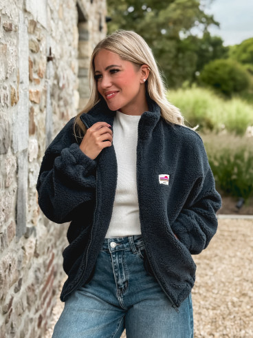 Gilet teddy Pinta - Bleu marine