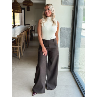 Pantalon Hillaria - Marron