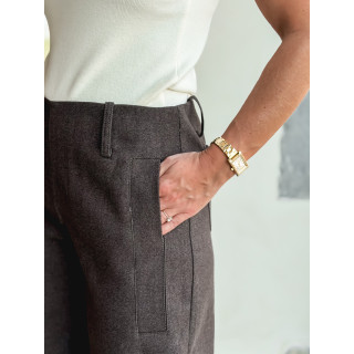Pantalon Hillaria - Marron