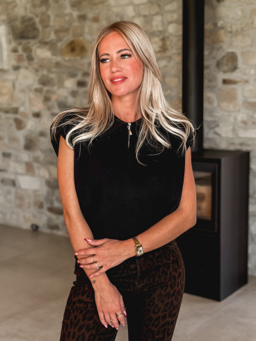 Blouse Déva - Noir
